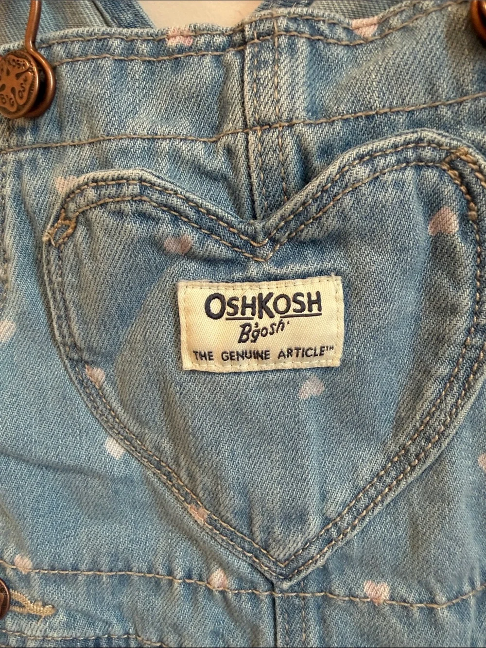 Baby girl Jean overalls